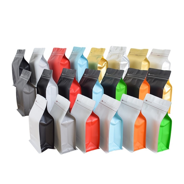 Túi giấy kfaft nhôm đựng trà, cà phê niêm phong có van khí cao cấp, 1 túi/ sản phẩm - HVL TEA