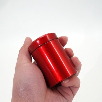 Hộp đựng trà thiếc hình trụ tròn - HVL TEA