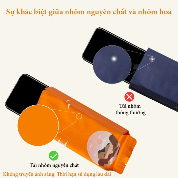 Túi đựng trà 3D hoạ tiết đồi núi cao cấp, 50 túi/sp - HVL TEA
