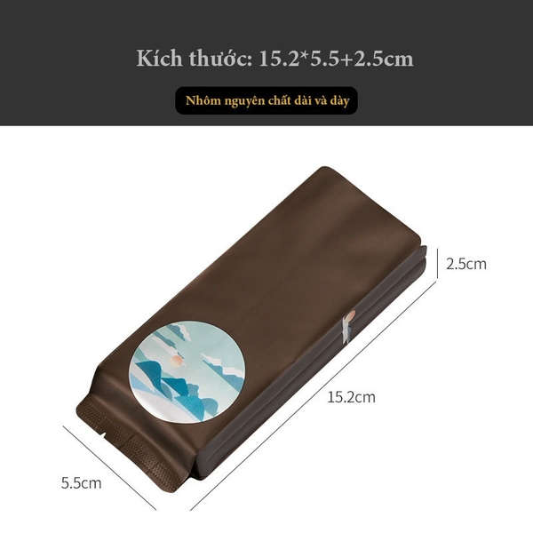 Túi đựng trà 3D hoạ tiết đồi núi cao cấp, 50 túi/sp - HVL TEA