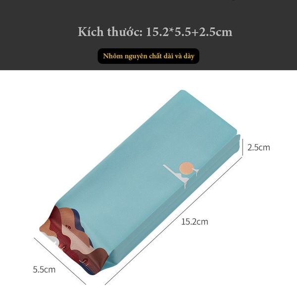 Túi đựng trà 3D hoạ tiết đồi núi cao cấp, 50 túi/sp - HVL TEA