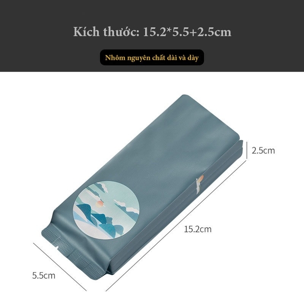 Túi đựng trà 3D hoạ tiết đồi núi cao cấp, 50 túi/sp - HVL TEA