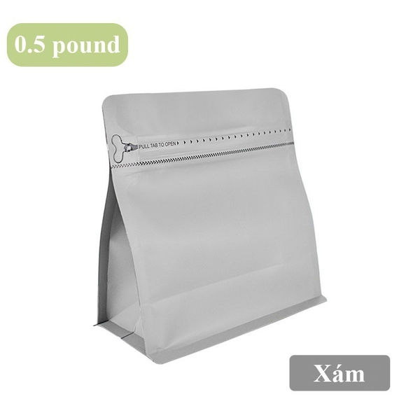 Túi ziplock thực phẩm đựng trà, cà phê hàn miệng có dây kéo tiện dụng - HVL TEA