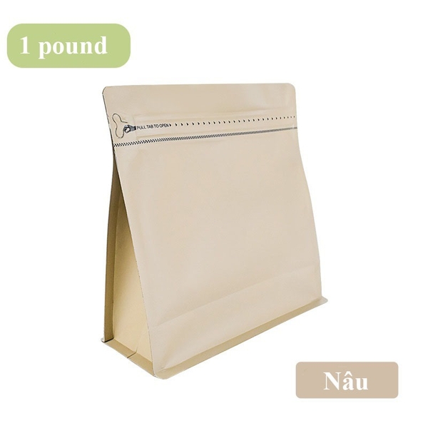 Túi ziplock thực phẩm đựng trà, cà phê hàn miệng có dây kéo tiện dụng - HVL TEA