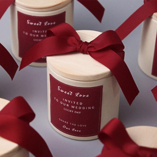 Hộp trà giấy kraft tròn nắp gỗ mẫu mới - HVL TEA