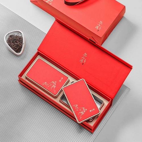 Bộ hộp trà thiếc Exclusive kèm túi cao cấp - HVL TEA