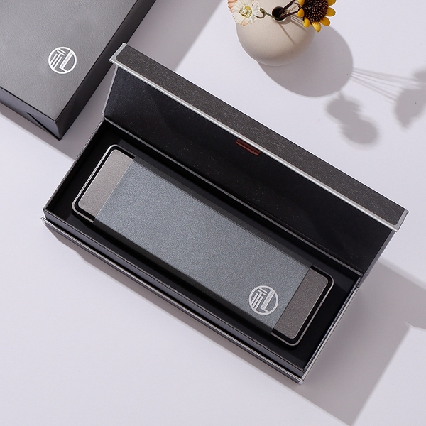 Bộ hộp trà thiếc đựng trà hình chữ nhật dài kèm túi cao cấp - HVL TEA