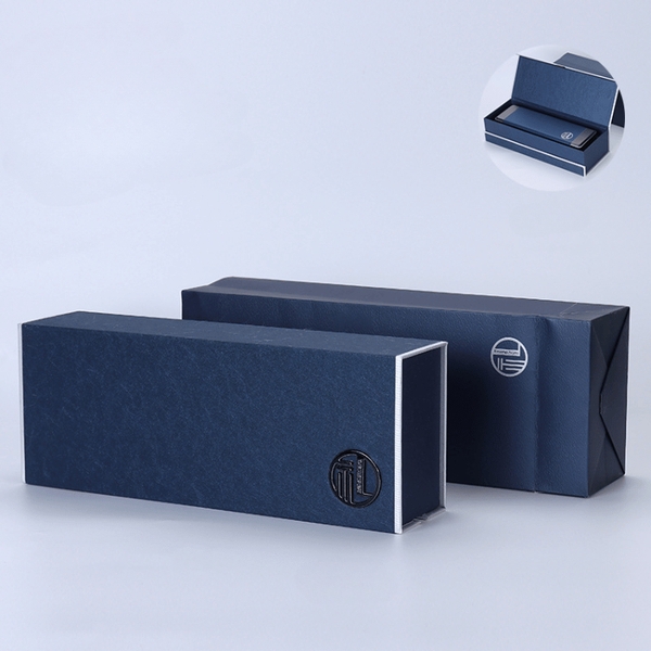 Bộ hộp trà thiếc đựng trà hình chữ nhật dài kèm túi cao cấp - HVL TEA