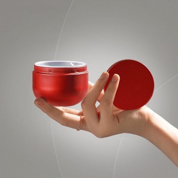 Lon trà thiếc nhỏ có nắp trong suốt, hộp trà nhỏ gọn làm quà tặng mẫu mới - HVL TEA