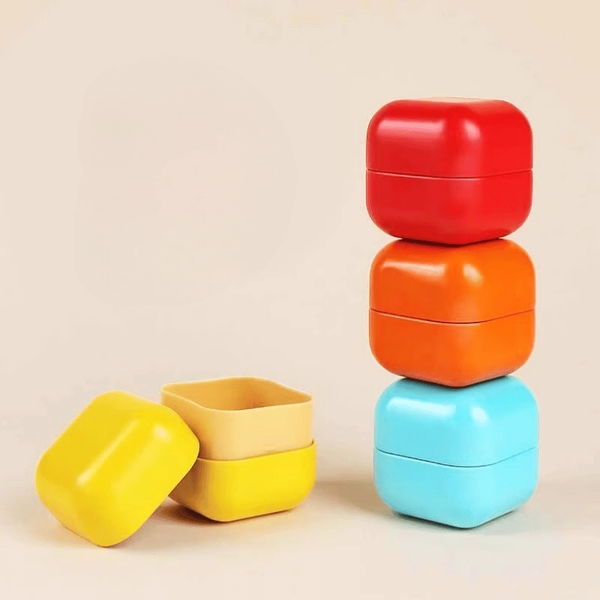 Lon trà thiếc hình quả hồng mini, hộp đựng trà nhỏ gọn mẫu mới - HVL TEA