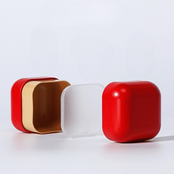 Lon trà thiếc hình quả hồng mini, hộp đựng trà nhỏ gọn mẫu mới - HVL TEA