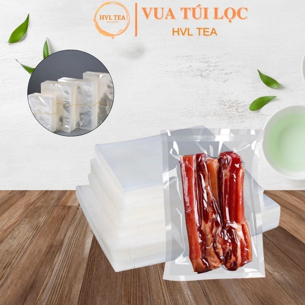 Túi hút chân không thực phẩm mặt trơn, ép chân không cao cấp - HVL TEA