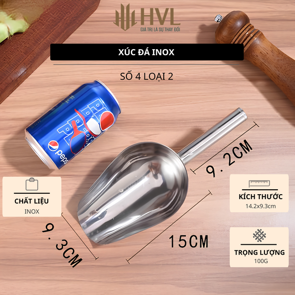 Xúc đá inox