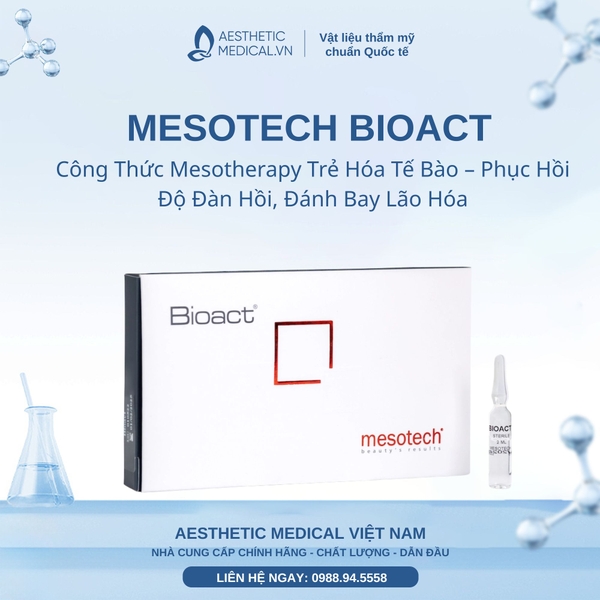MESOTECH BIOACT: Công Thức Mesotherapy Trẻ Hóa Tế Bào – Phục Hồi Độ Đàn ...