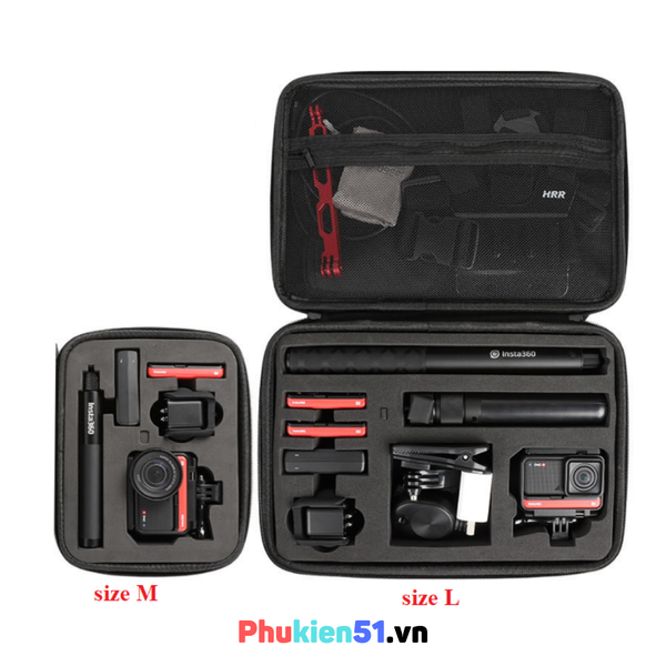 Túi chống sốc EVA đựng phụ kiện Insta360 One X X2 X3