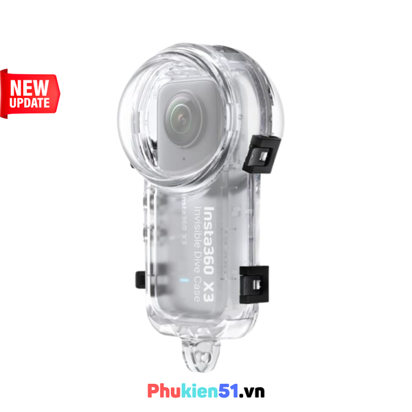 Insta360 One X3 Dive Case Chính Hãng - Phụ kiện chống nước bơi lặn Insta360 One X3