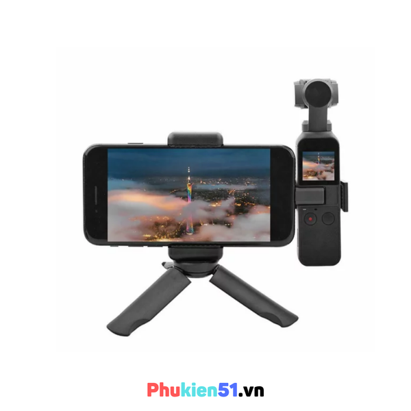 KẸP CỐ ĐỊNH OSMO POCKET VÀO ĐIỆN THOẠI GẮN TRIPOD
