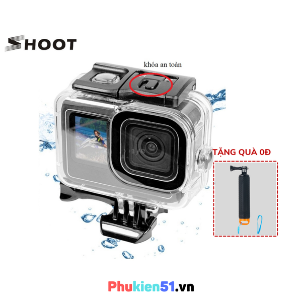 Khung Vỏ Chống Nước Shoot Gopro 13 12 11 10 9 8 7 6 5 Black 