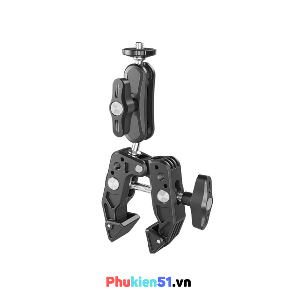 Kẹp càng cua kim loại Telesin gắn Actioncam máy ảnh đèn flash cố định chắc chắn