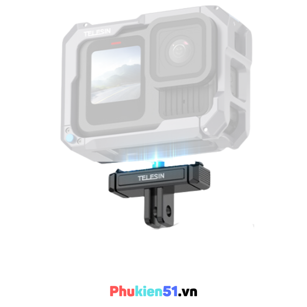 Ngàm kim loại Telesin Gopro 13 Black thao tác nhanh chắc chắn