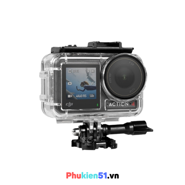 Vỏ chống nước cho DJI Action 5 Pro 4 3 chống nước mưa ,nước biển bơi lặn hồ bơi