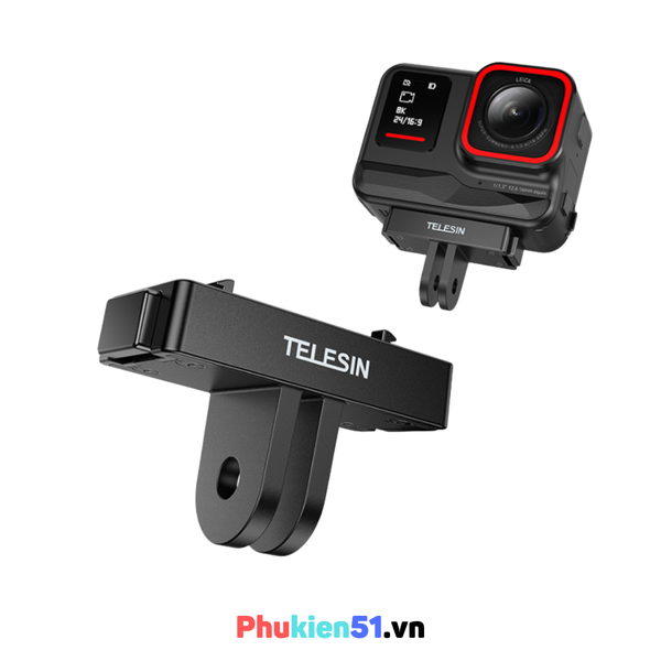 Đế nam châm Telesin Insta360 Ace Pro/ Pro 2 thay thế ngàm theo máy