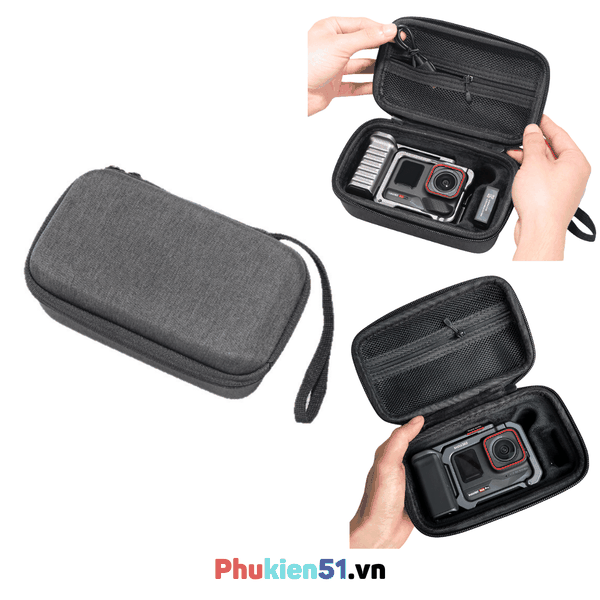 Hộp chống sốc cho Insta360 Ace Pro 2 Xplorer Grip Kit tiện lợi khuôn vừa vặn