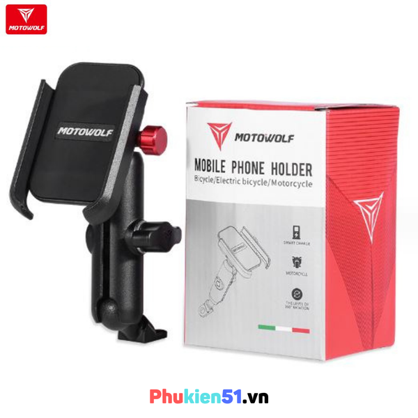 Giá đỡ điện thoại MOTOWOLF hỗ trợ sạc MDL2821