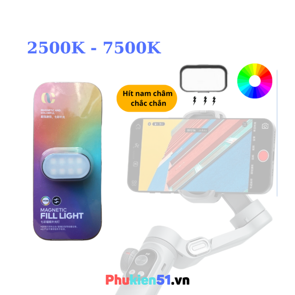 ĐÈN TRỢ SÁNG RGB HỖ TRỢ GIMBAL Aochuan