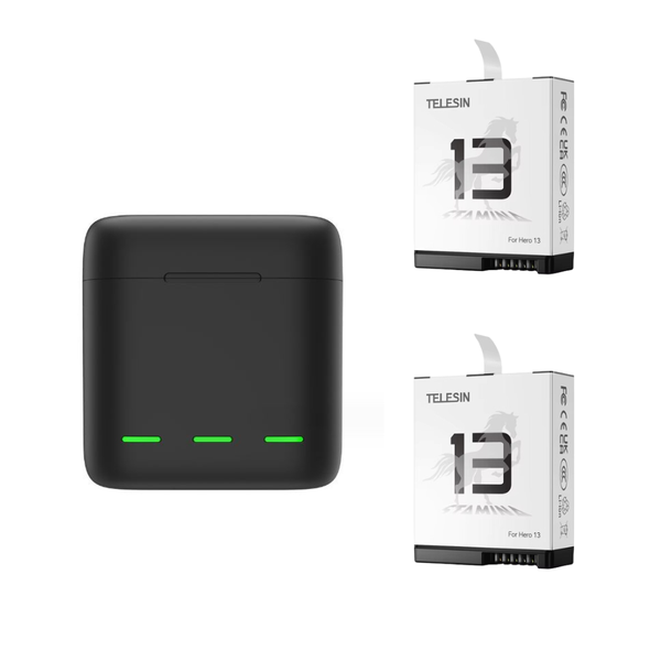 Hộp sạc và pin Stamina Gopro 13 Black hiệu suất cao tiện lợi dễ sử dụng