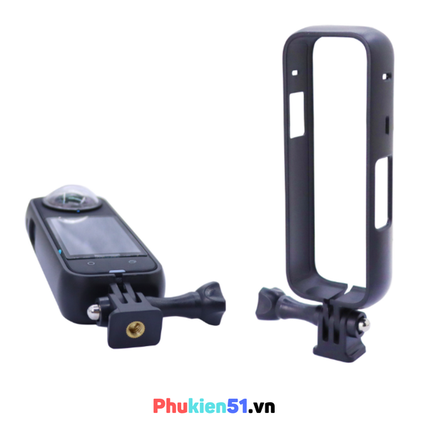 Khung Nhựa bảo vệ Insta360 X4 bao quanh khung máy dễ dàng lắp đặt