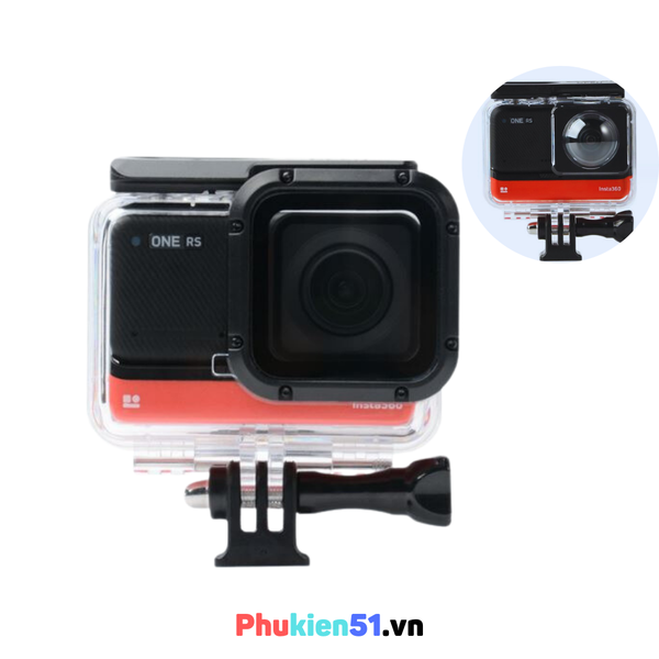 Khung Vỏ chống nước Insta360 One RS Lens 4K và Lens 360