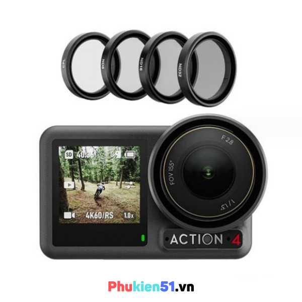 Kính lọc TELESIN CPL ND8/16/32/64 dành cho Osmo Action 5 Pro/ 4 /3