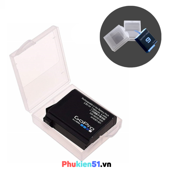 Hộp nhựa đựng pin cho Camera hành trình GoPro Hero 11 10 9 8 7 6 5 4