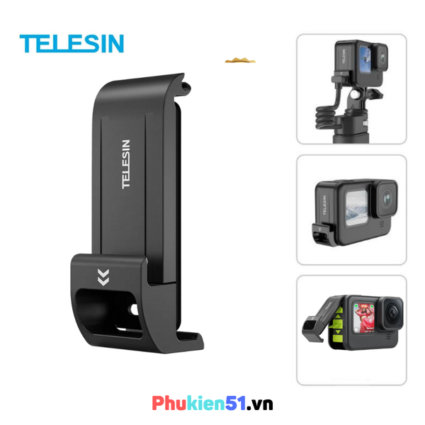 Nắp pin TELESIN có cổng sạc GoPro Hero 9 10 11 12 13 Black