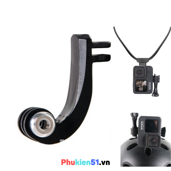 Mount gắn dọc GoPro cực kì tiện lợi, chắc chắn chuyển đổi khung hình