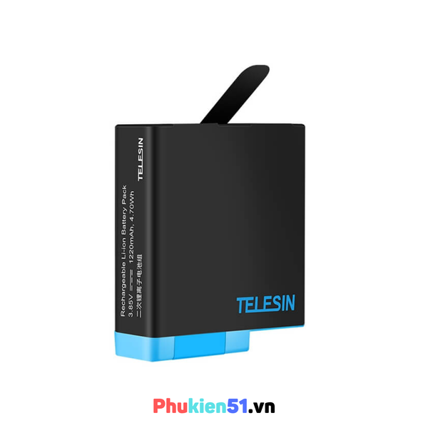 Pin Telesin Gopro 5 6 7 8 Black - Chính Hãng