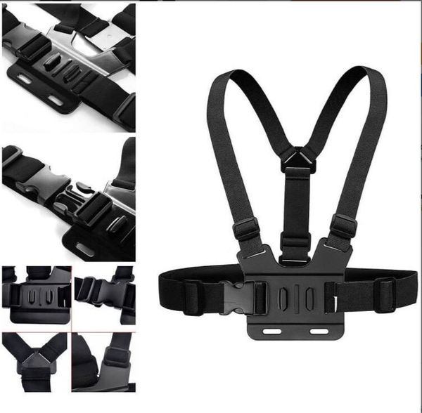 Dây đeo ngực gắn Gopro, Actioncam, điện thoại làm cam hành trình