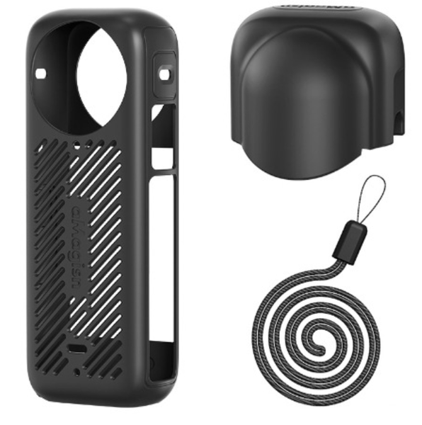 Silicon aMagisn cho Insta360 X4 bảo vệ toàn diện chống trầy xước
