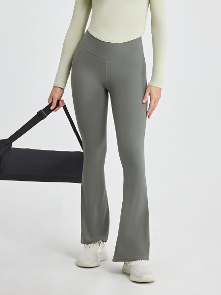 Quần legging tập yoga ống loe