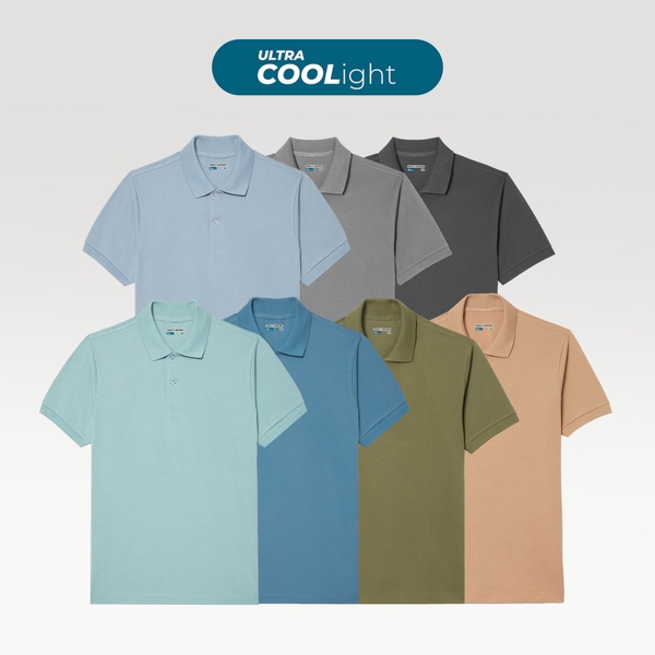 Áo Polo - Ultra COOLight Gam Màu Trầm