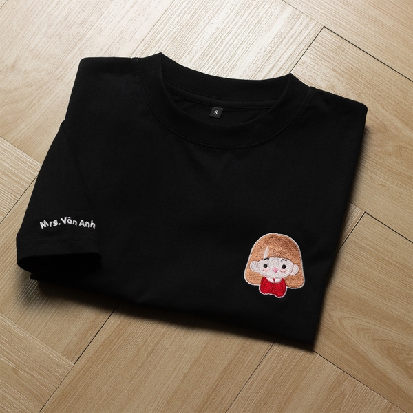 Dự án Patch thêu theo yêu cầu Chibi Vân Anh