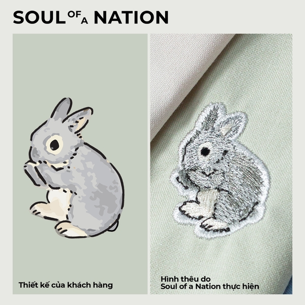 Dự án Hình thêu Con Thỏ