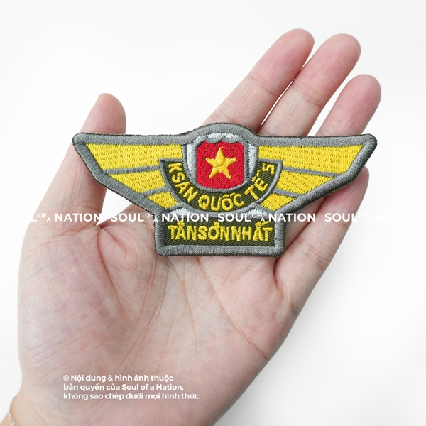 Patch thêu hình ôm viền KSAN QUỐC TẾ 5 theo yêu cầu