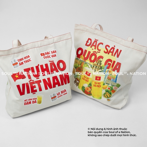 Dự án Túi tote thêu theo yêu cầu Bgency Đặc Sản Quốc Gia - Tự Hào Việt Nam
