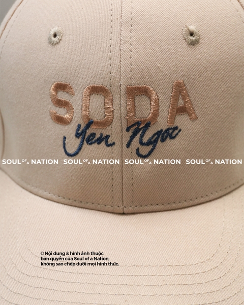 Dự án Nón lưỡi trai thêu 3D SODA theo yêu cầu