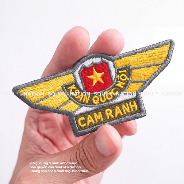 Patch thêu hình ôm viền Khách Sạn Quốc Nội Cam Ranh theo yêu cầu