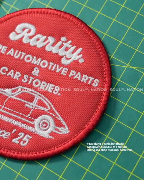Patch thêu hình tròn Carstories theo yêu cầu