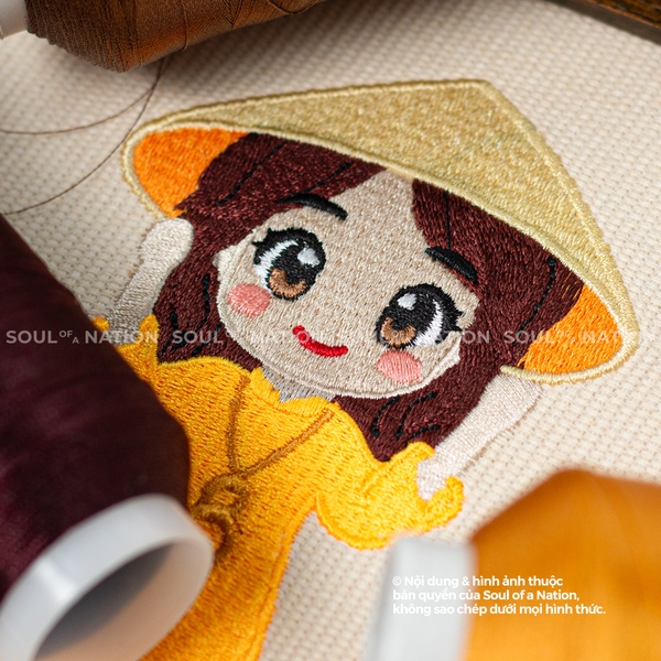Dự án thêu hình chuyển chibi 