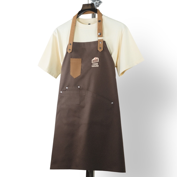 Dự án Tạp dề đồng phục thêu Cake House theo yêu cầu